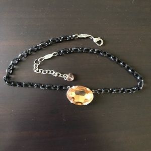 Pretty gold gem Sabika necklace!